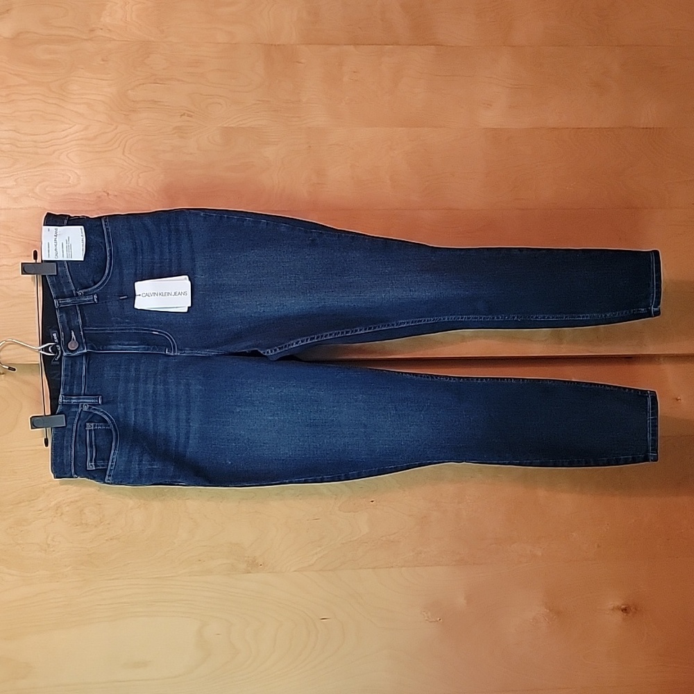 Calvin Klein High Rise Skinny Jeans Sz 16